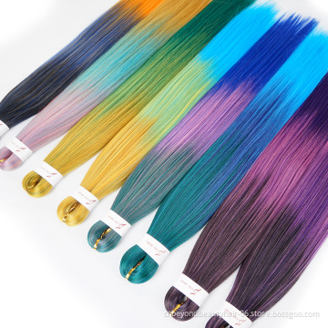 Wholesale Soft Pre stretched Braiding Hair  Synthetic hair pre-stretched braid Synthetic
